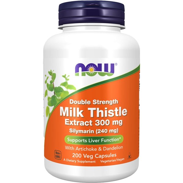 Milk Thistle Extract with Artichoke & Dandelion, 300mg Double Strength - 100 vcaps