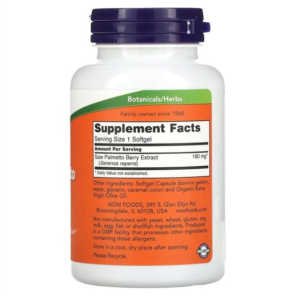 Saw Palmetto Extract, 160mg - 240 softgels