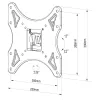 Подставка для ТВ TM Electron 26"-40" 25 kg
