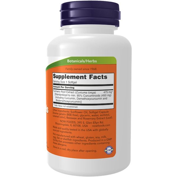 Turmeric Curcumin - 120 softgels