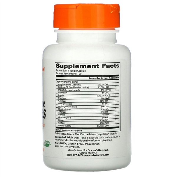 Digestive Enzymes - 90 vcaps