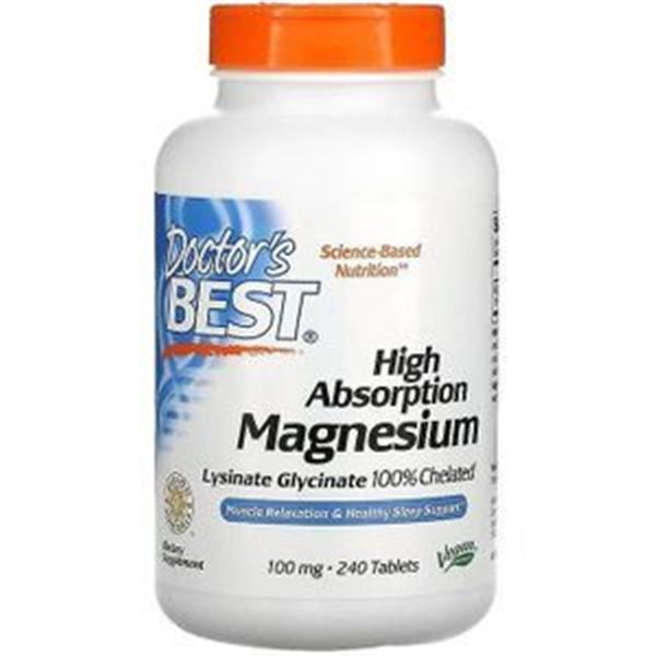 High Absorption Magnesium, 100mg - 240 tablets