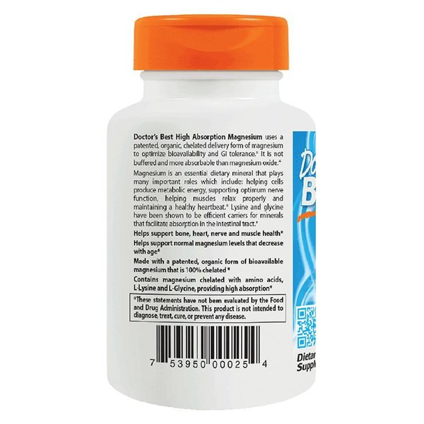 High Absorption Magnesium, 100mg - 240 tablets