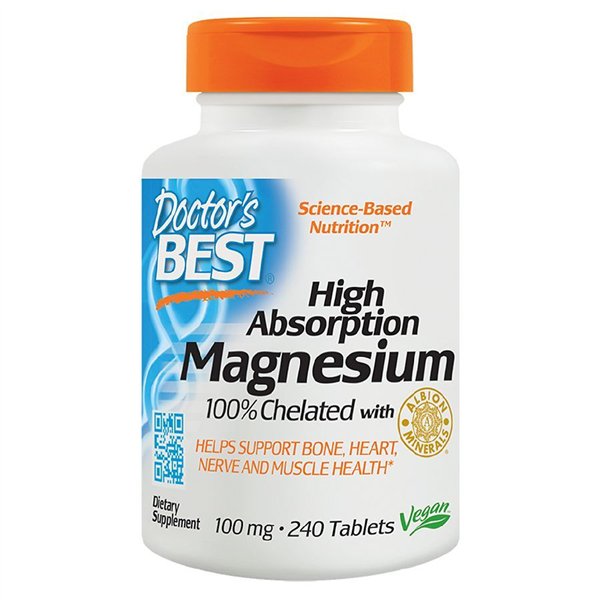 High Absorption Magnesium, 100mg - 240 tablets