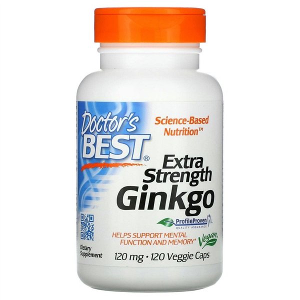 Extra Strength Ginkgo, 120mg - 120 vcaps
