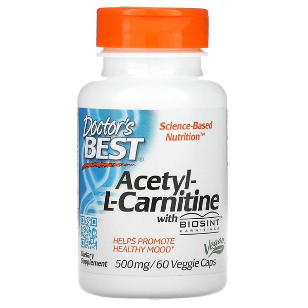 Acetyl L-Carnitine, 500mg - 60 vcaps