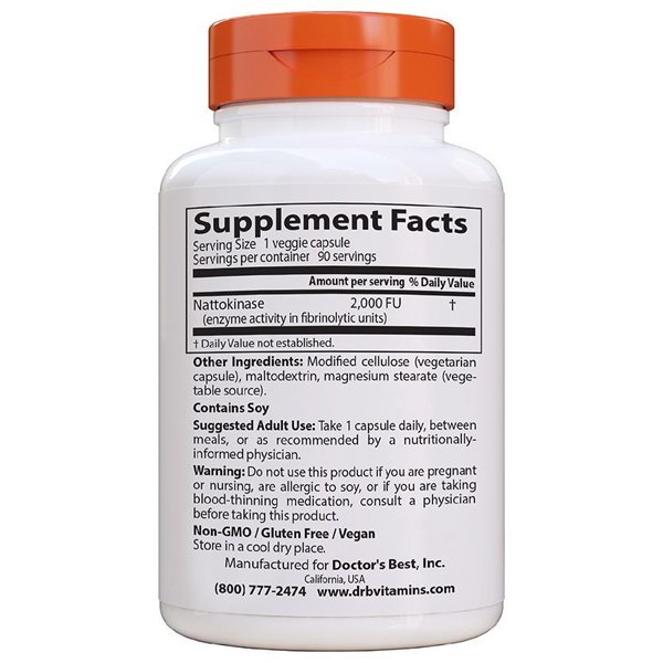 Nattokinase, 2000 FUs - 90 vcaps