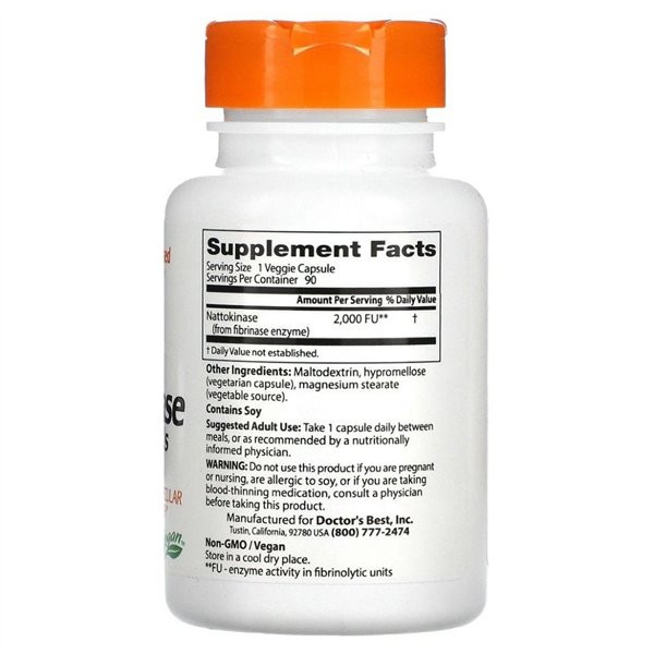 Nattokinase, 2000 FUs - 90 vcaps