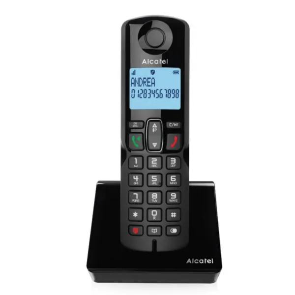 Belaidis telefonas Alcatel S280 Juoda