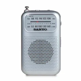 Atskaņotājs Sanyo AM/FM Sudrabains