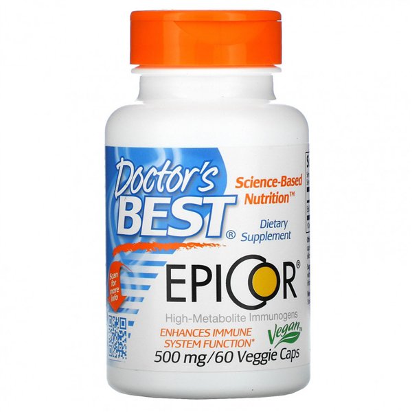 Epicor, 500 mg - 60 v kapsulių