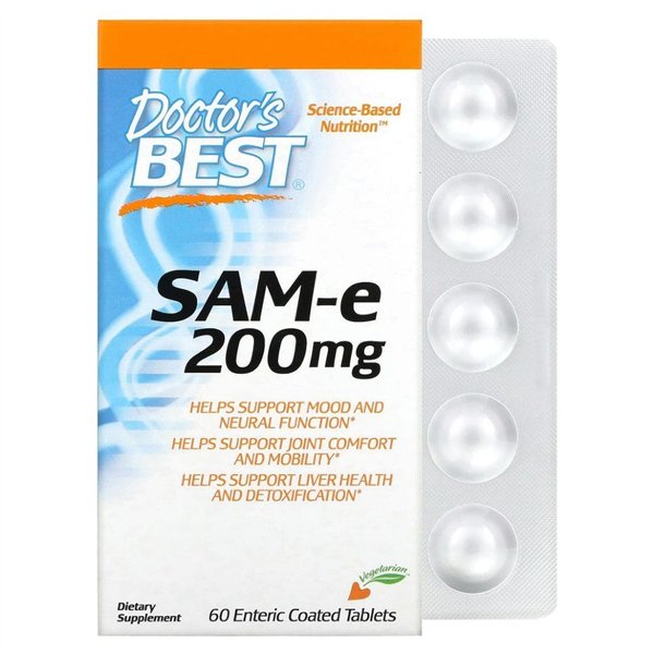 SAM-e, 200mg - 60 tablets