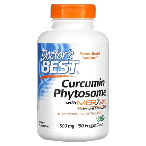 Curcumin Phytosome, 500mg - 180 vcaps