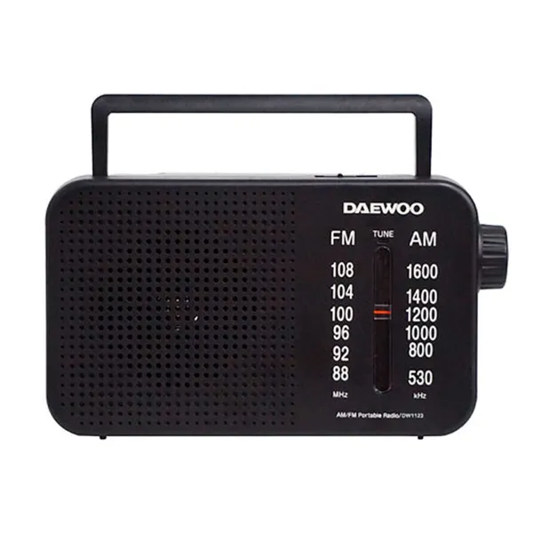 Atskaņotājs Daewoo DW1123 Melns AM/FM Retro
