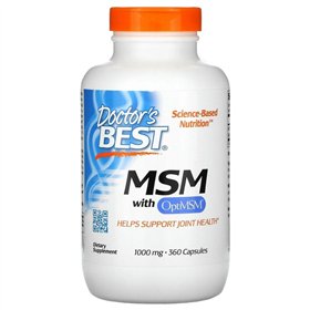 MSM ar OptiMSM, 1000 mg - 360 kapsulas
