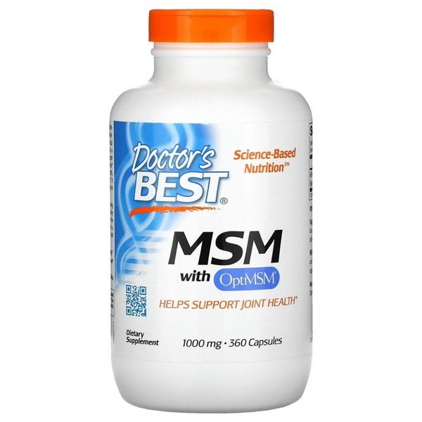 MSM ar OptiMSM, 1000 mg - 360 kapsulas