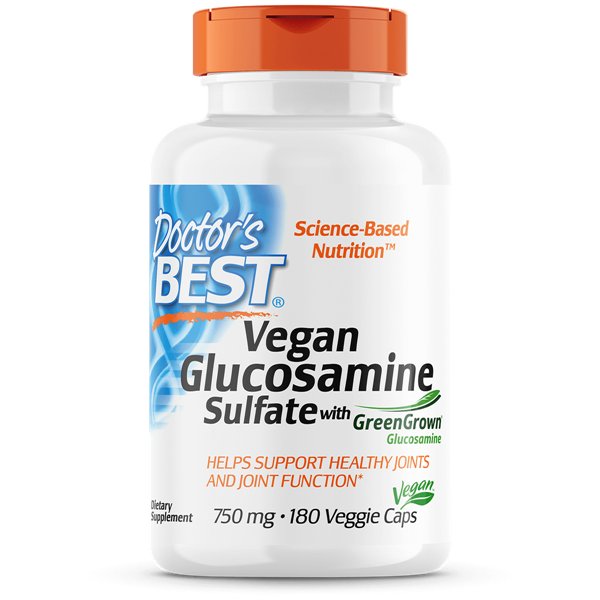 Vegāns glikozamīns ar GreenGrown, 750 mg - 180 v-kapsulas