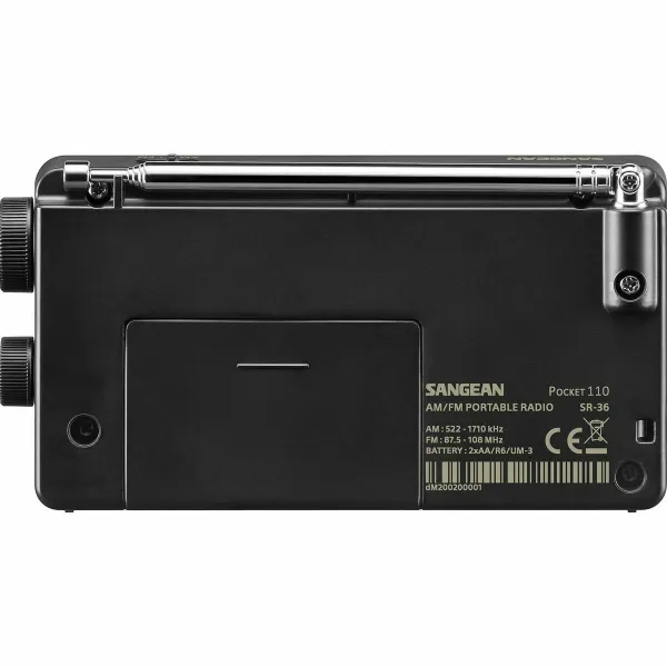 Radio Sangean SR36B NEGRO Melns