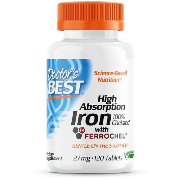 High Absorption Iron, 27mg - 120 tablets