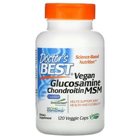 Vegāns glikozamīns, hondroitīns un MSM - 120 v-kapsulas