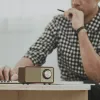 Portable Bluetooth Radio Sangean Retro Wood FM