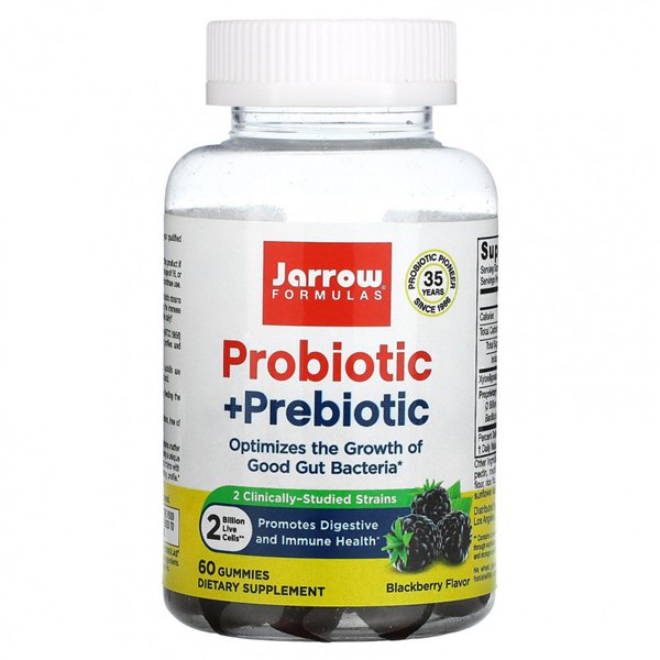 Probiotic + Prebiotic, Blackberry - 60 gummies