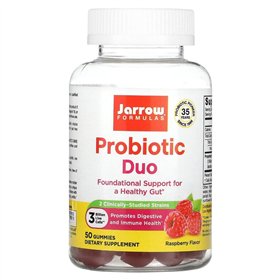 Probiotic Duo, Raspberry - 50 gummies