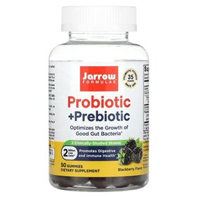 Probiotic + Prebiotic, Blackberry - 50 gummies