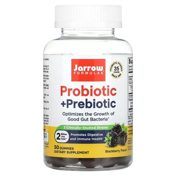 Probiotic + Prebiotic, Blackberry - 50 gummies