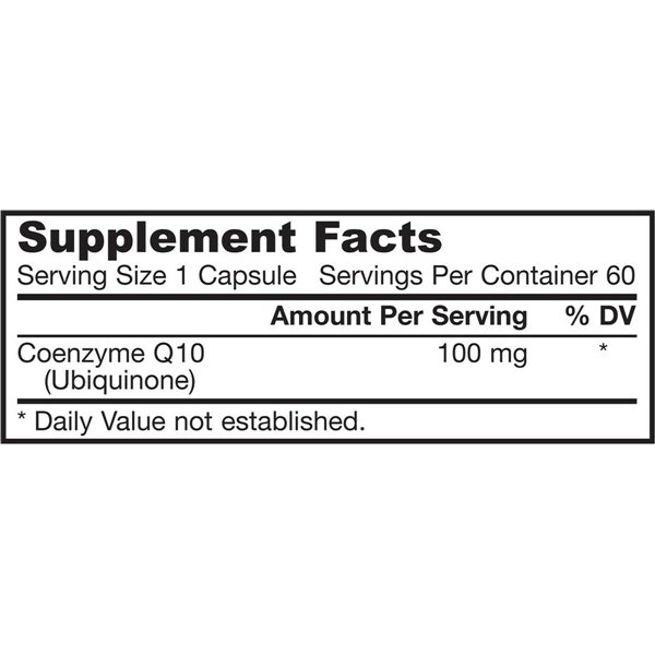 Co-Q10, 100 mg - 60 v-kapsulas
