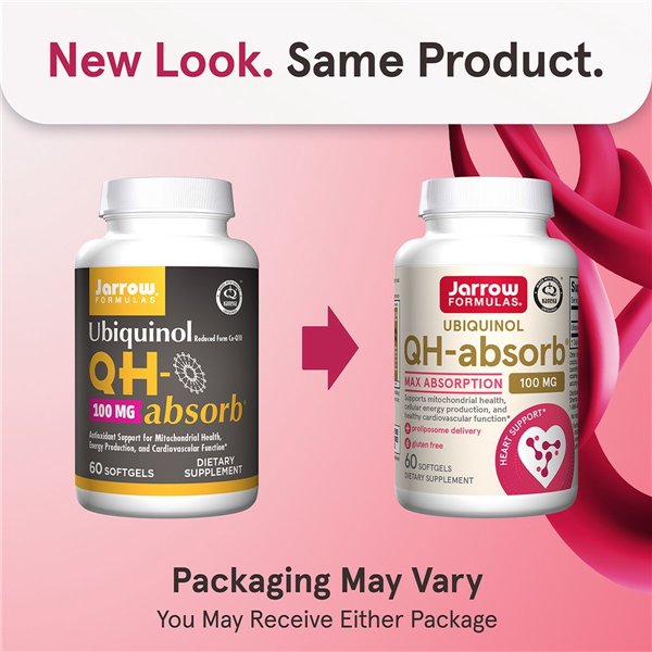 Ubiquinol QH-absorb, 100mg - 60 softgels