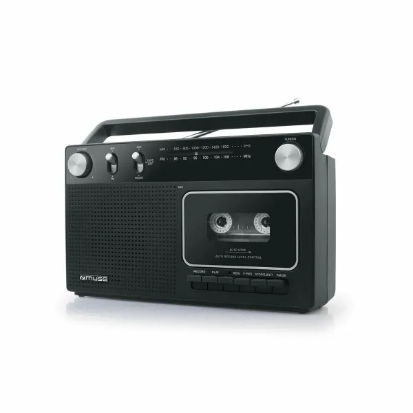 Radio-kasettisoitin Muse M-152 RC Musta