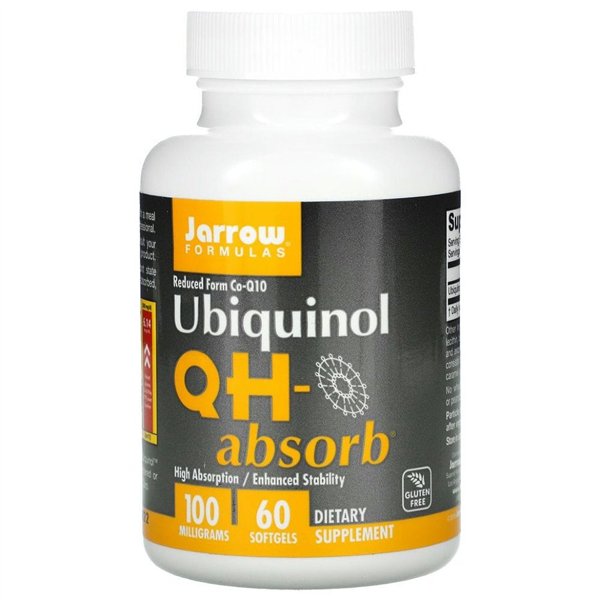 Ubiquinol QH-absorb, 100mg - 60 softgels