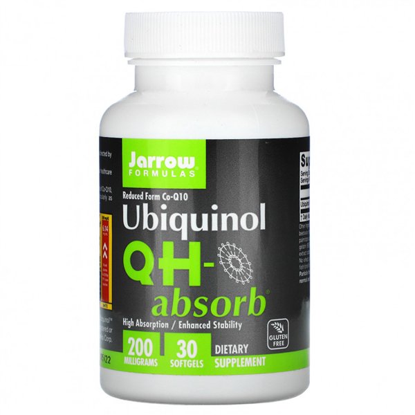 Ubiquinol QH-absorb, 200 mg - 30 mīkstās kapsulas