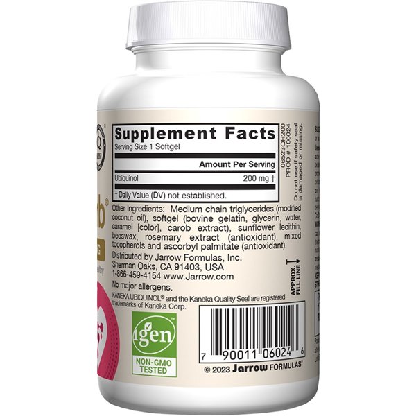 Ubichinolis QH-absorb, 200 mg - 60 minkštųjų kapsulių