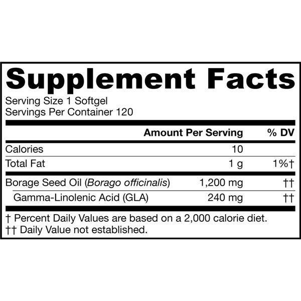 Borage - 120 softgels