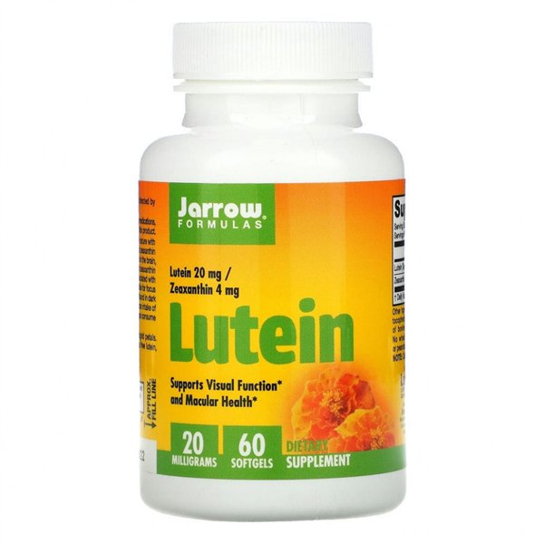 Luteiini, 20 mg - 60 pehmeää kapselia