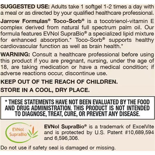 Toco-Sorb - 60 mīkstās kapsulas