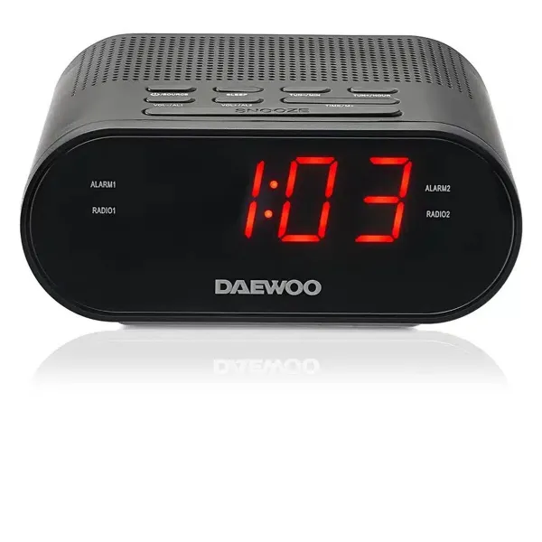 Clock-Radio Daewoo DW1218 Black