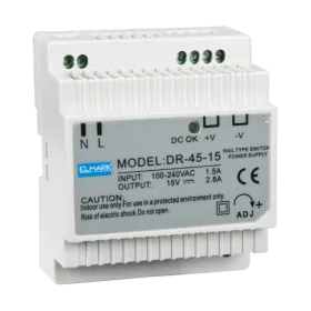 DR-45-15 BAROŠANAS BLOKS 15 V IZEJAS SPRIEGUMS