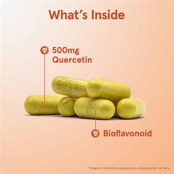 Quercetin, 500mg - 200 vcaps
