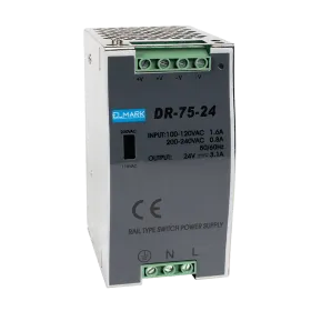 Блок питания DR-75-24 Выходное напряжение 24 В