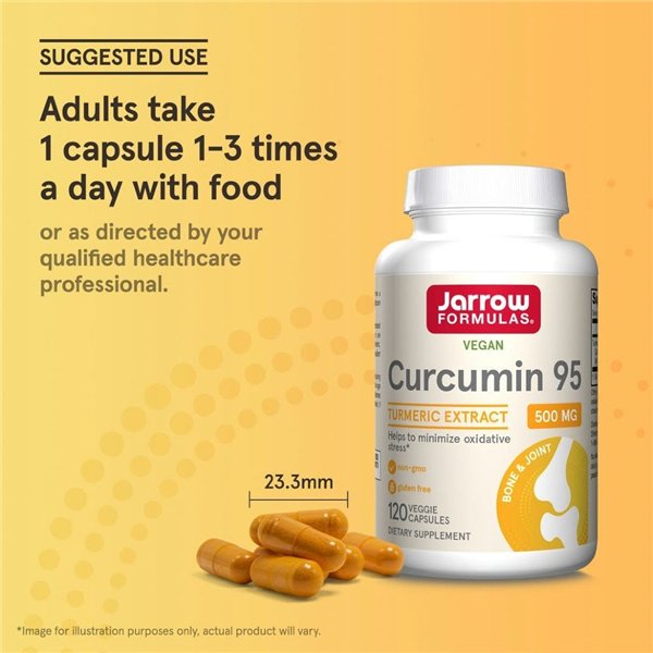 Curcumin 95, 500mg - 120 vcaps