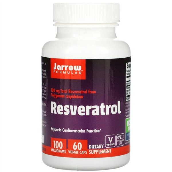 Resveratrol, 100mg - 60 vcaps