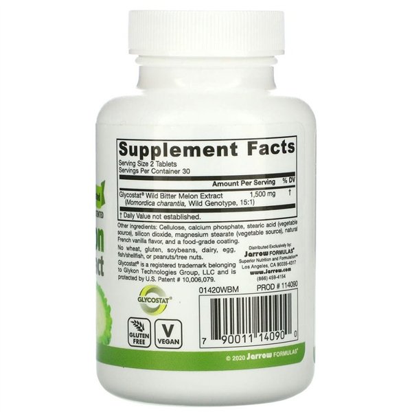 Laukinio karčiojo meliono ekstraktas, 1500 mg - 60 tablečių