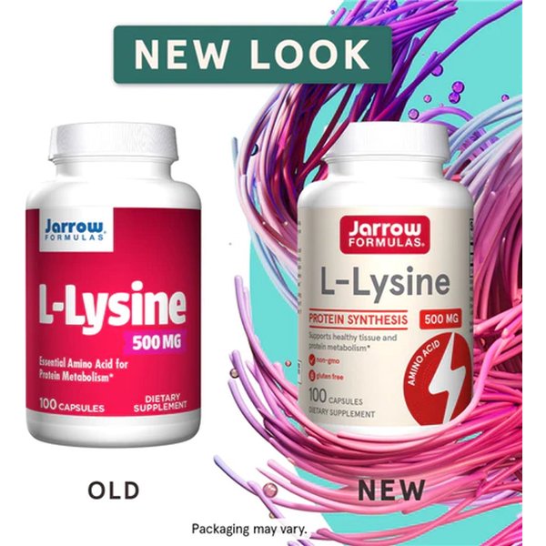 L-lysiini, 500 mg - 100 kaps.