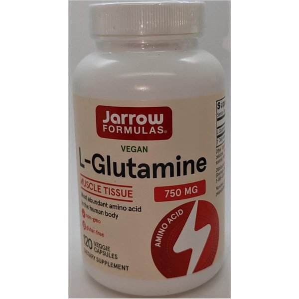 L-glutamiini, 750 mg - 120 v-kapselia