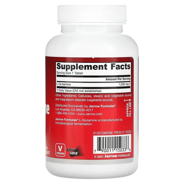 L-Glutamine, 1000mg - 100 tabs