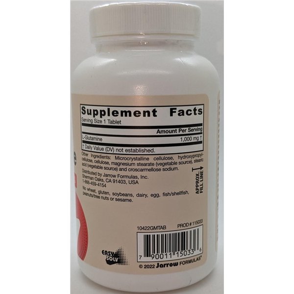 L-Glutamine, 1000mg - 100 tabs