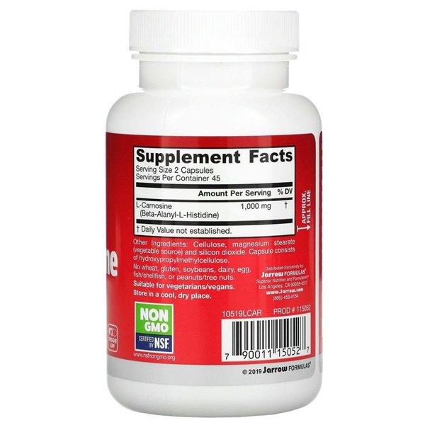 L-Carnosine - 90 vcaps